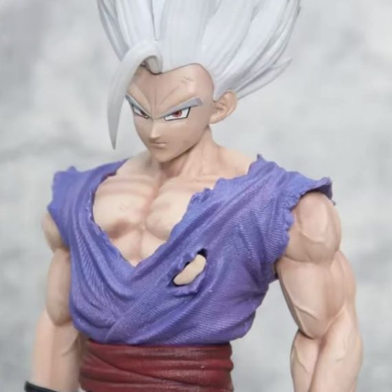 Gohan Beast Premium Battle-Damaged Statue (White-Haired Form)