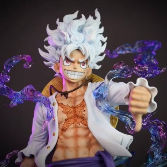 Monkey D. Luffy - Gear 5 "Sun God Nika" Premium Statue